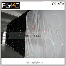 Горячая распродажа! Мульти эффект RGB покрывало со светодиодными лампами свет звездный занавес