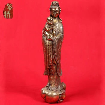 

Bronze sculpture, handmade bronze sculpture, crafts copper avalokitesvara guanyin buddha copper bronze decoration