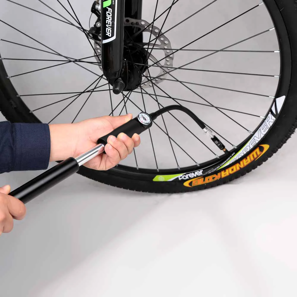 Mini Bike Pomp Aluminium Dubbele Action Hand Fietspomp Bal cyclus Band