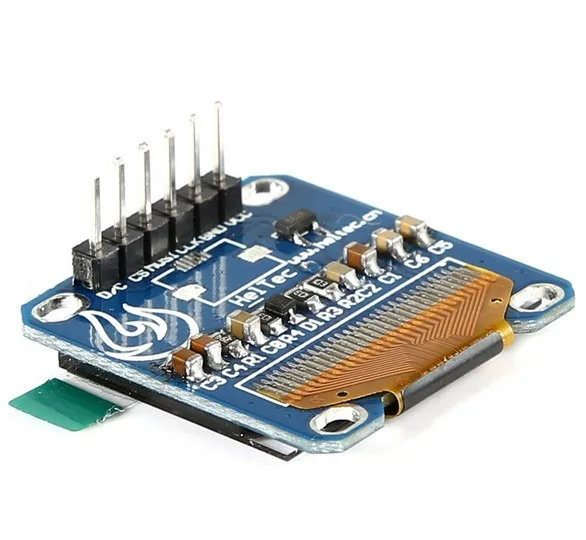 1 шт. белый 6pin 128X64 O светодиодный ЖК-дисплей светодиодный модуль 0,9" IEC IIC SPI связь