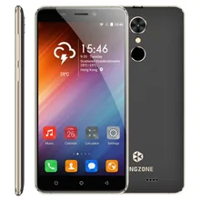KINGZONE S3 Antichoc 5.0 ”Écran Android 6.0 Mobile Téléphone MTK6580A Quad Core 1.3 GHz ROM 16 GB RAM 1 GB Dual SIM 3G WCDMA GSM