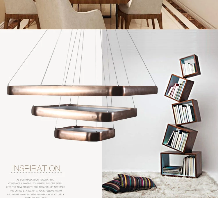 square ring Pendant lamp 16
