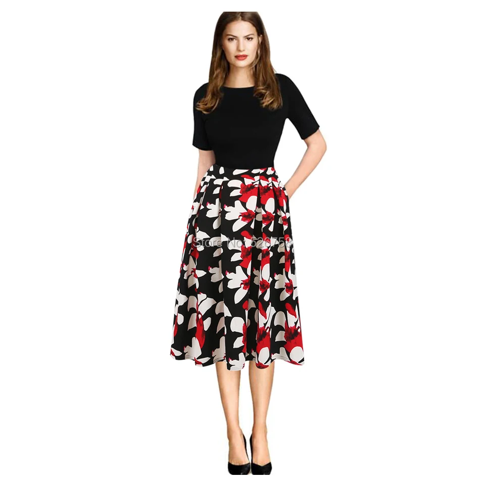 OX165 BLACK+ RED FLOWER 1