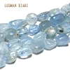 LUOMAN XIARI  Irregular Natural Aquamarine Stone Bead For Jewelry Making DIY Bracelet Necklace Material  Strand 15'' ► Photo 1/6