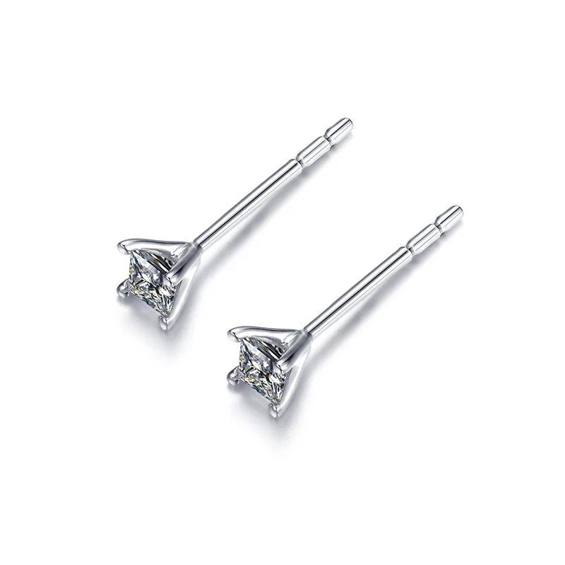 Женские серьги гвоздики из 18 каратного золота 100% карата|stud earrings|earrings 18kearrings 18k gold |