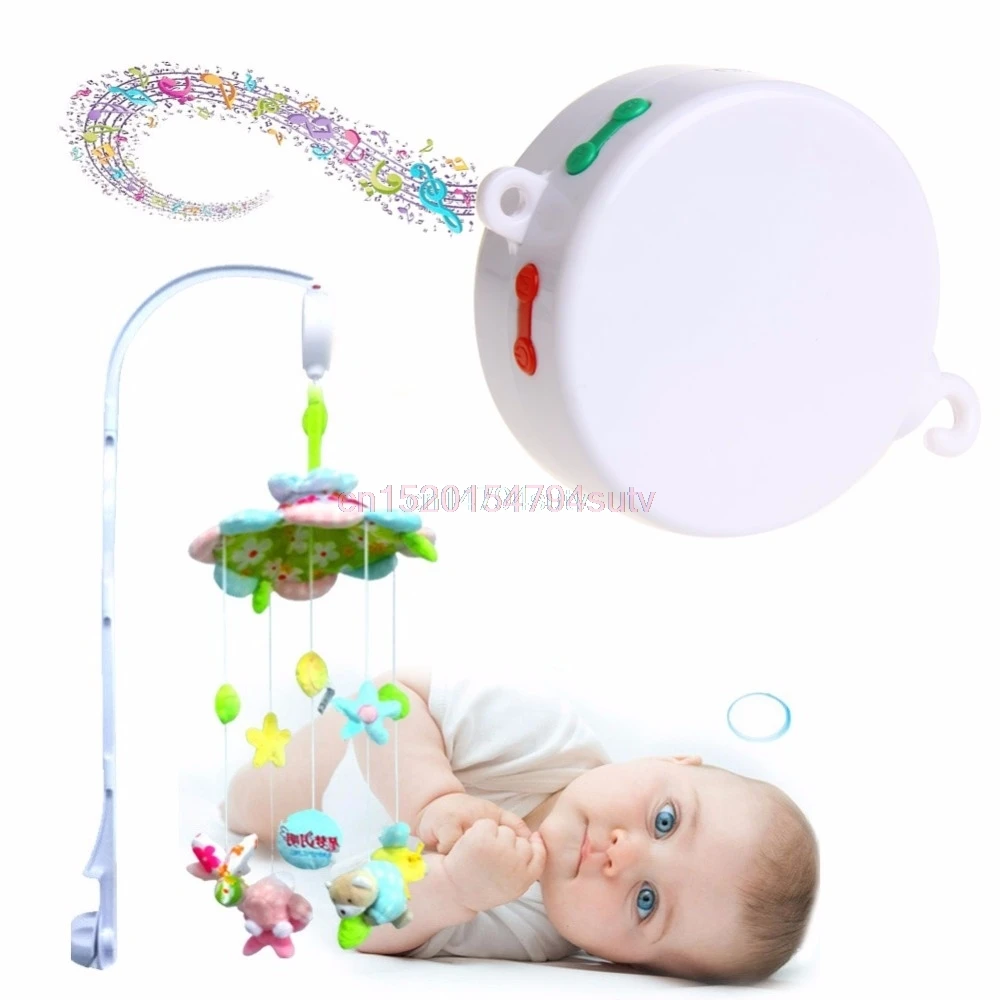 12/35 Songs Rotary Baby Mobile Crib Bed Toy Music Box Movement Bell Nursery