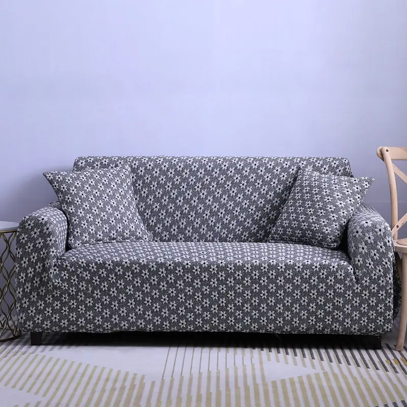 

3 Colors Sofa Cover 3D Knitted Furniture Protector Stretch Slipcover Four Season Polyester Couch Cover Sofa Towel 1/2/3 Seater