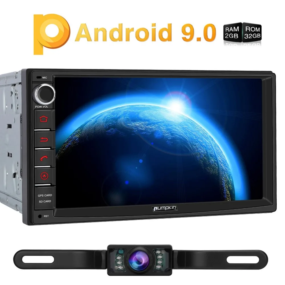 

Pumpkin2 Din 7''Android 9.0 Universal GPS Navigation Car Radio Stereo Audio No DVD Player 2G RAM 32G ROM Wifi Fast Boot Headunit