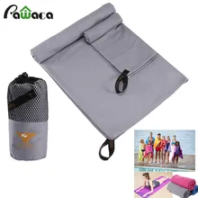 2 PCS/SET microfiber travel towel soft skin quick dry Super absorbent Perfect Beach towel for gym swimming yoga travel organizer