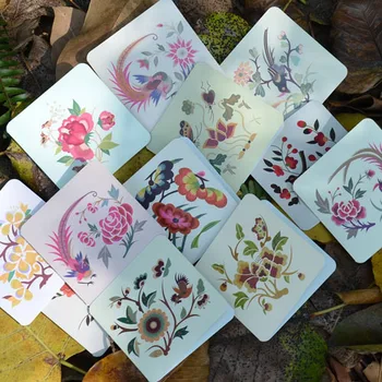 

Free ship!1lot=48pc! Chinese style greeting holiday card / business Thank you message card/holiday festival wish paper card