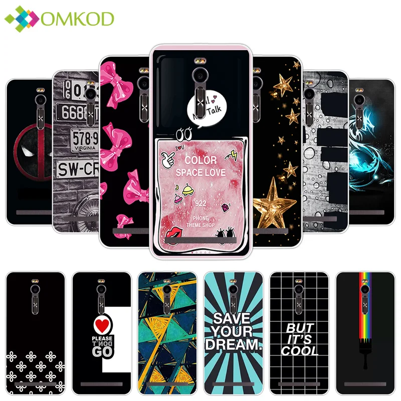 

for Asus Zenfone 2 ZE550ML ZE551ML TPU Gel Back Cover Dark Color Case for Asus Zenfone 2 (5.5 inches) Clear Silicon Phone Case