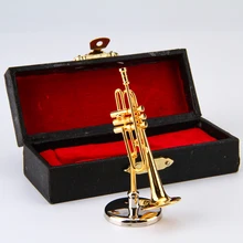 6.5cm Free Shipping Micro music collection home decoration mini musical toy horn model hobby decor gift