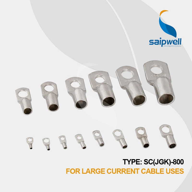 Электрический обжимные разъемы sc(jgk)-800 провода изоляцией кольцо Медь Подключение терминала для генератора диаметр кабеля 22.5 мм использовать