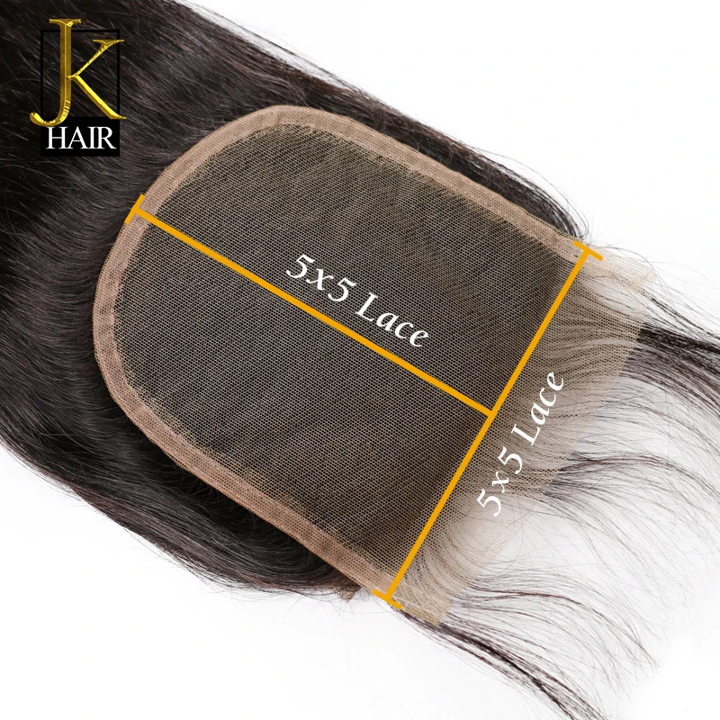 5x5 закрытие шнурка Remy бразильские прямые человеческие волосы закрытие совпадают с 3 4 пряди человеческих волос, чтобы сделать всю голову JK элегантный