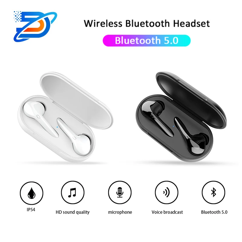 Наушники Беспроводные M6S Bluetooth 5 0 гарнитура спортивные наушники туры Мини TWS для