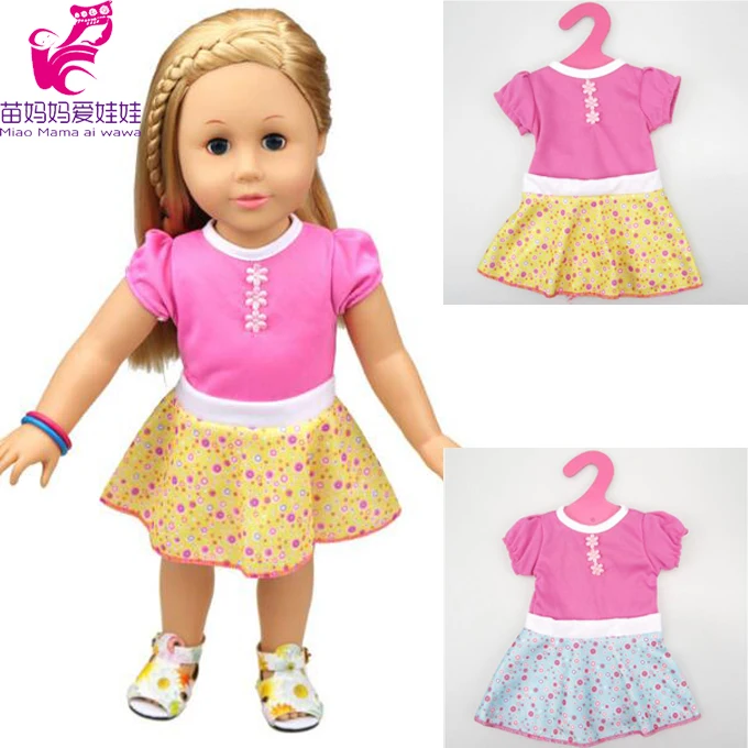 1 pcs dress for doll American girl doll dress clothes reborn baby doll
