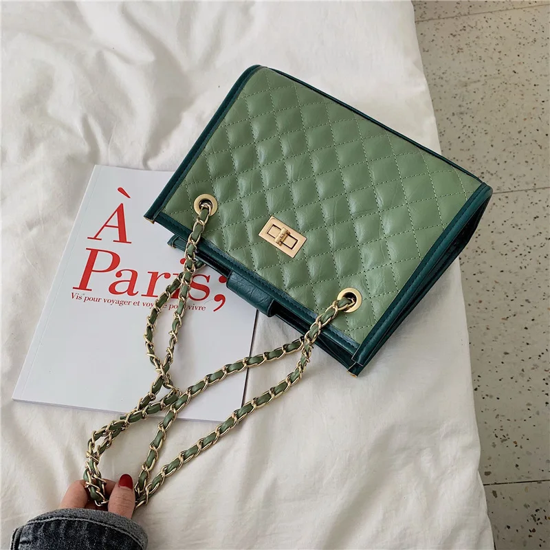 

Female Crossbody Composite Bags For Women 2019 Quality Leather Luxury Handbags Designer Sac A Main Ladies lattice Shoulder Bag