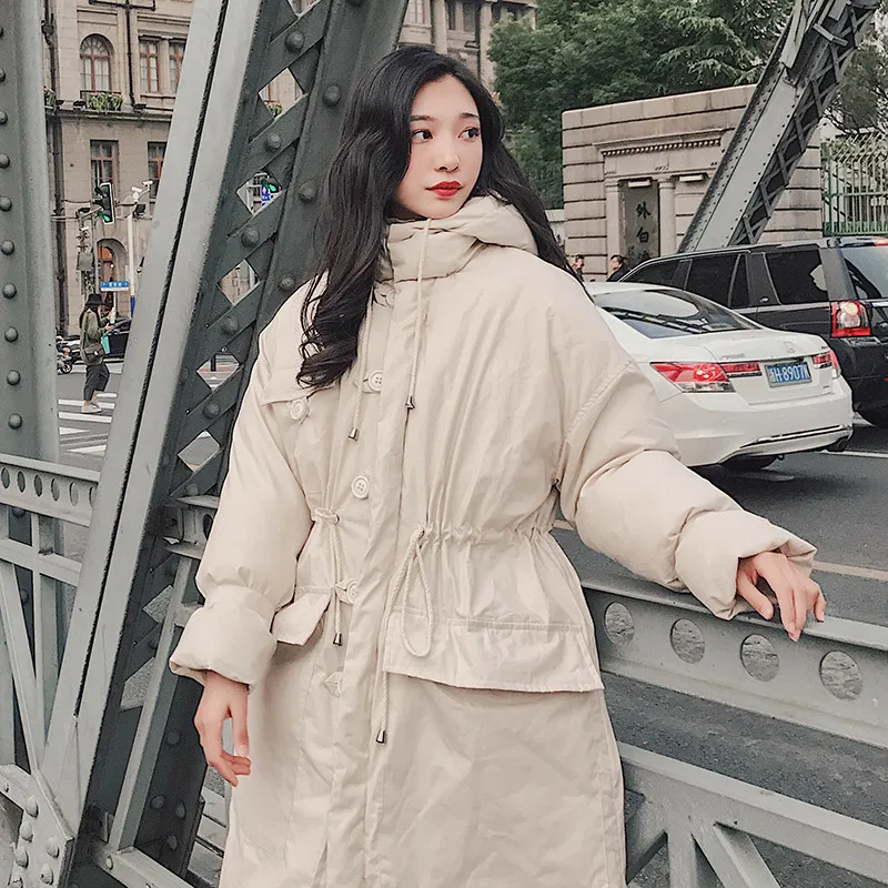 Winter Coat Women Parka Jacket Warm Hooded Large Size Long Jacket Thicken Outerwear Long Sleeve Jacket Coat Casaco Feminino Q717 Winter Coat Women Parka Jacket Warm Hooded Large Size Long Jacket Thicken Outerwear Long Sleeve Jacket Coat Casaco Feminino Q717