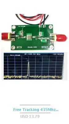 DYKB 1 МГц до 2000 МГц 2 ГГц коэффициент усиления 64 дБ низкий уровень шума LNA широкополосный усилитель РЧ модуль HF FM радиоусилители VHF UHF 12 В