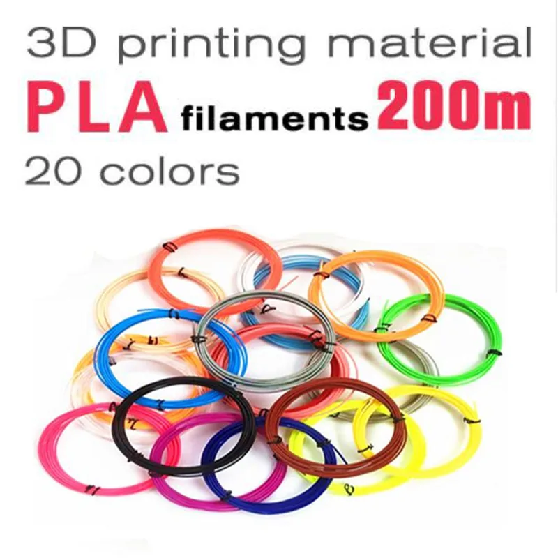 

IGRARK 3d Pen special abs filament PLA 1.75mm PLA filament 3d printer ABS 3d pen PLA plastic 20colors 200m ABS 1.75 No pollution