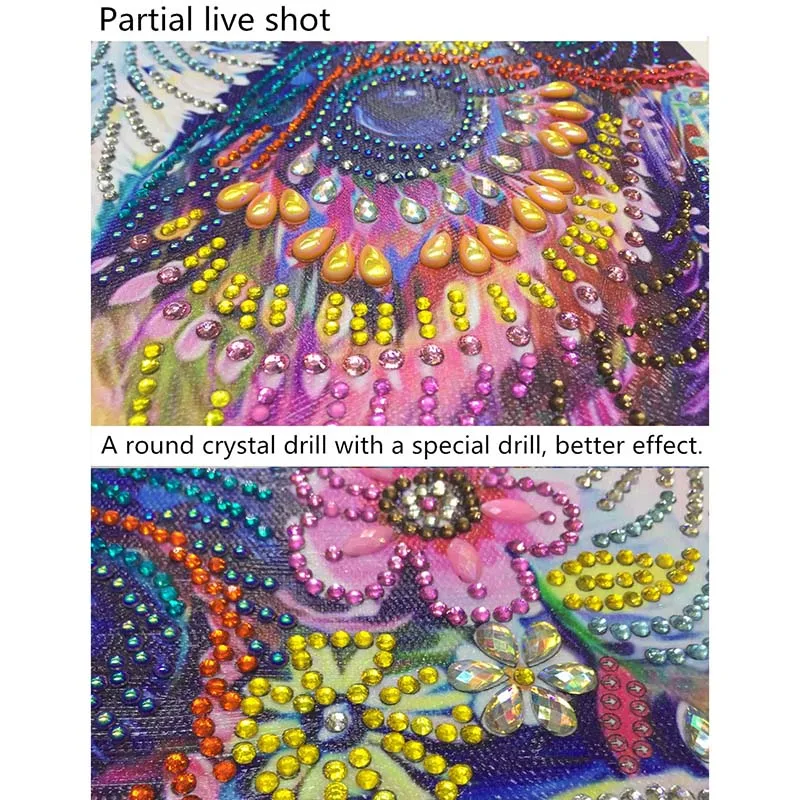 

5D DIY Diamond Painting Colored Cow Special Shaped Diamond Rhinestone Crystal UYT Shop