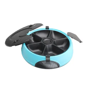 

6 Meal LCD Digital Automatic Pet Dog Cat Feeder Recorder Bowl Meal Dispenser UYT Shop