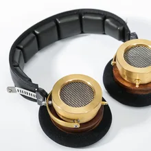 Латунные наушники из чистой меди оболочка 50 мм драйвер Fever гарнитура