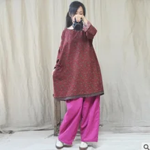 Продукт Запуск весной года, дизайн свободный большой ярдов хлопок лен повседневная женская футболка