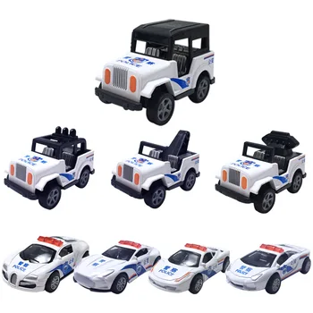 

8PCS/set Car Police Models Cheap Gifts For Children Boy Toys Brinquedos