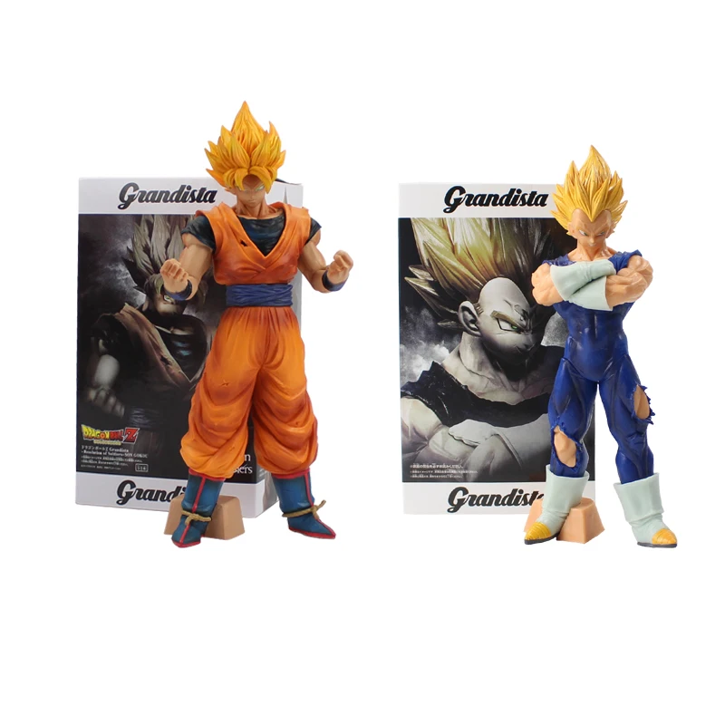 

Dragon Ball Z Figures Resolution of Soldiers ROS Son Goku Vegeta Anime DBZ Model Toys Children Gift