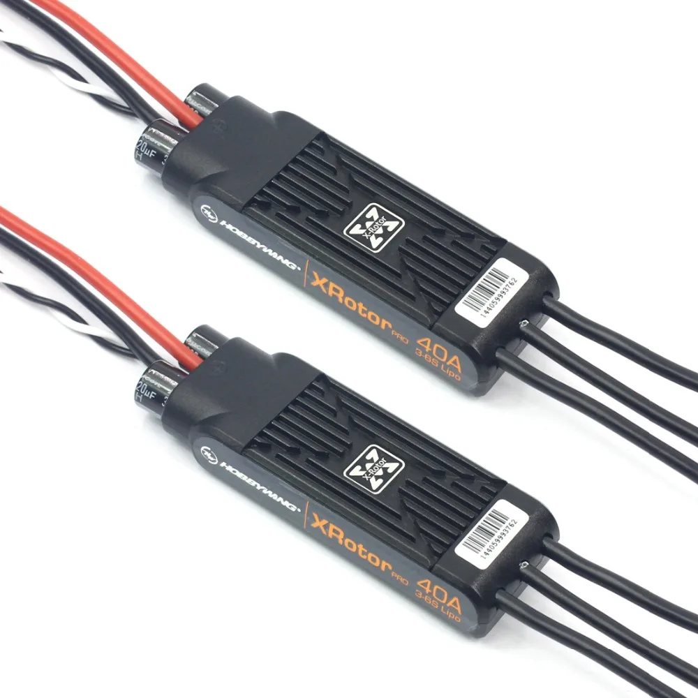 

F19256/7 2pcs Hobbywing XRotor Pro 40A ESC No BEC 3S-6S Lipo Brushless ESC DEO for RC Drone Multi-Axle Copter