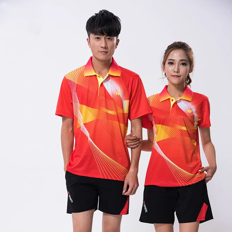 

Badminton shirts suits Men/Women,sportwear table tennis t-shirt + shorts, pingpong sets,tenis shirt clothing Masculino Mujer