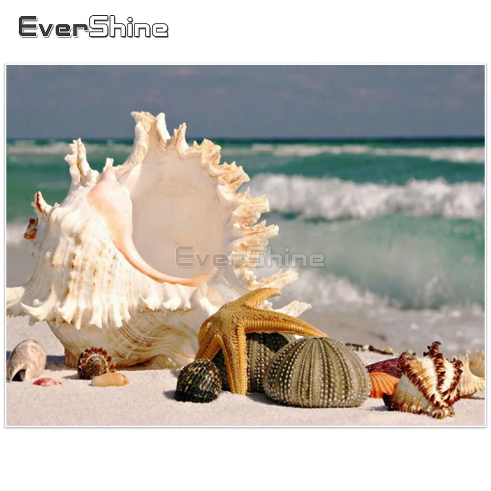 

EverShine Diamond Painting Landscape Pictures Rhinestones Full Square Diamond Embroidery Scenery Diamond Mosaic Home Decoration
