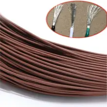 16~ 30AWG UL1007 коричневый электронный провод гибкий многожильный кабель Шнур олова Медь охраны окружающей среды провода 1/2/3/5/10/20 м
