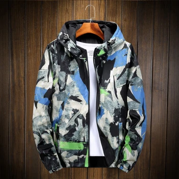 

Summer Jackets Men Jacket Spring Autumn Cotton Zipper Hoodies Jacket Men Jaqueta Masculina Chaquetas Print Veste Triumph 50J0187