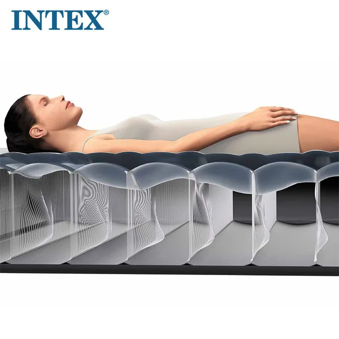 INTEX с задним двухслойным воздушным матрасом линия pull air кровать толстый