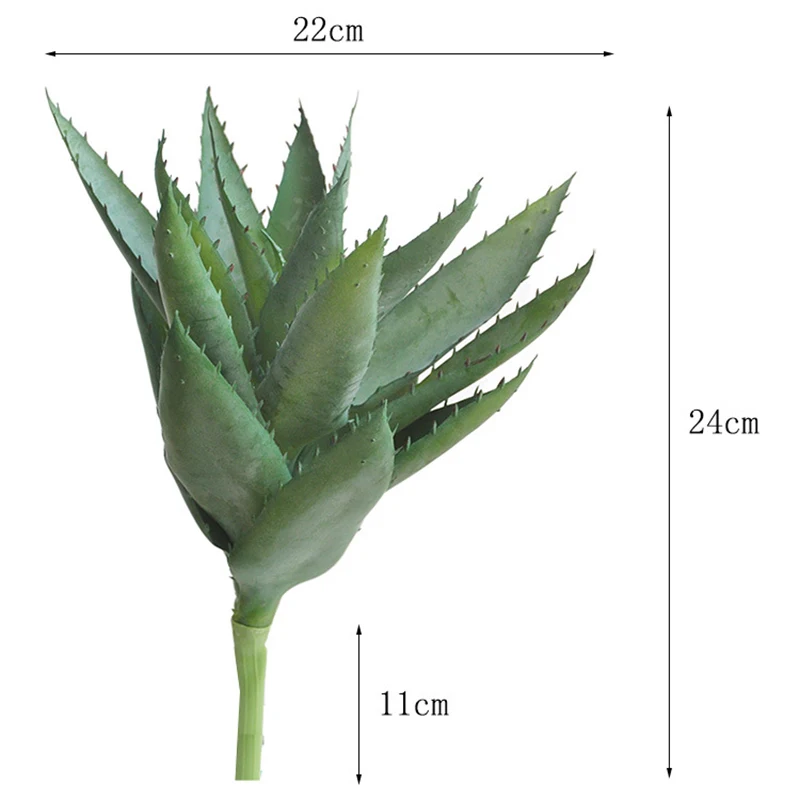 Искусственный ПУ суккулент растения алоэ пластик цветок дерево домашний сад большой размер растение