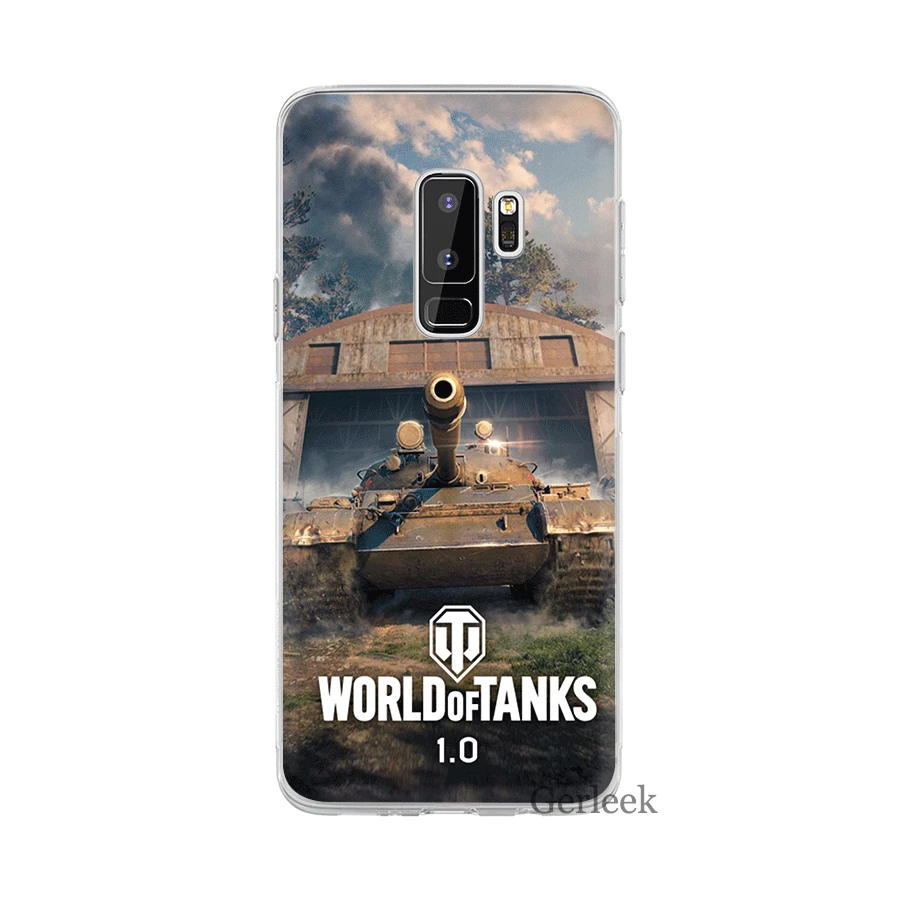 Чехол Gerleek World Of Tanks для Samsung Galaxy A3 A5 A6 A7 A8 A9 A10 A30 A40 A50 A70 защитный