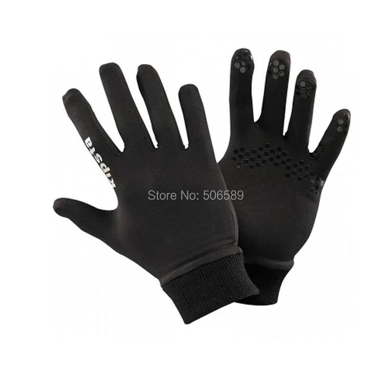 outdoor font b gloves b font adults for running warm keeping material polyester black