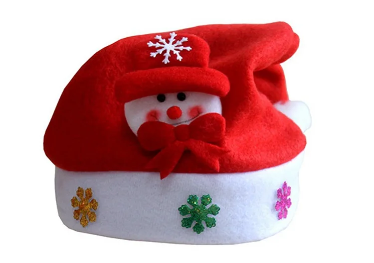 

color red Christmas hat style 8