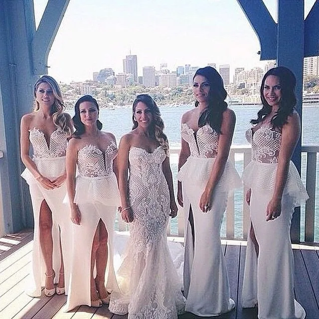 Bridesmaid Peplum Dress