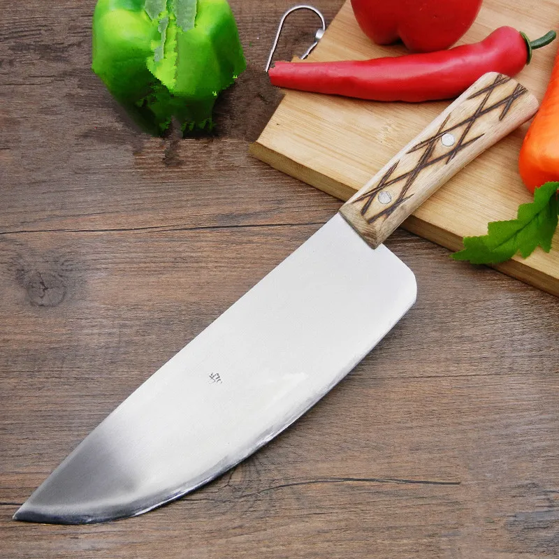 Кованый нож ручной работы из нержавеющей стали кухонный шеф-повара для мяса рыбы