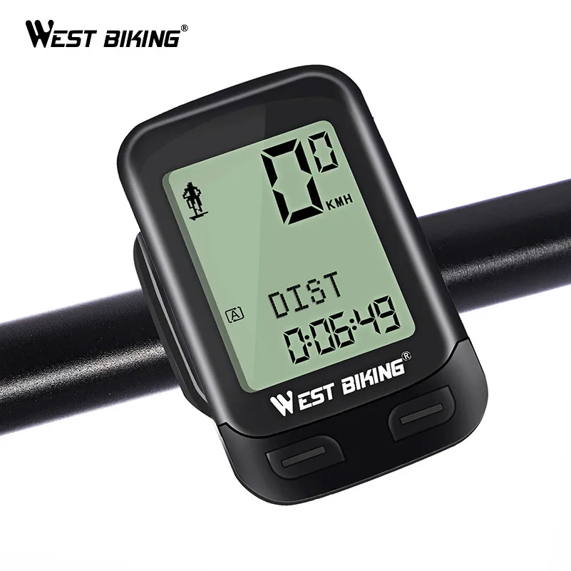 WEST BIKING Bike Computer 5 Language MTB Road Bicycle Wireless
