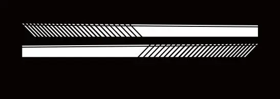 Мотоспорт полосы двери автомобиля боковая юбка наклейка для hyundai i30 гоночный стиль кузова Декор наклейки внешние авто аксессуары - Название цвета: Белый