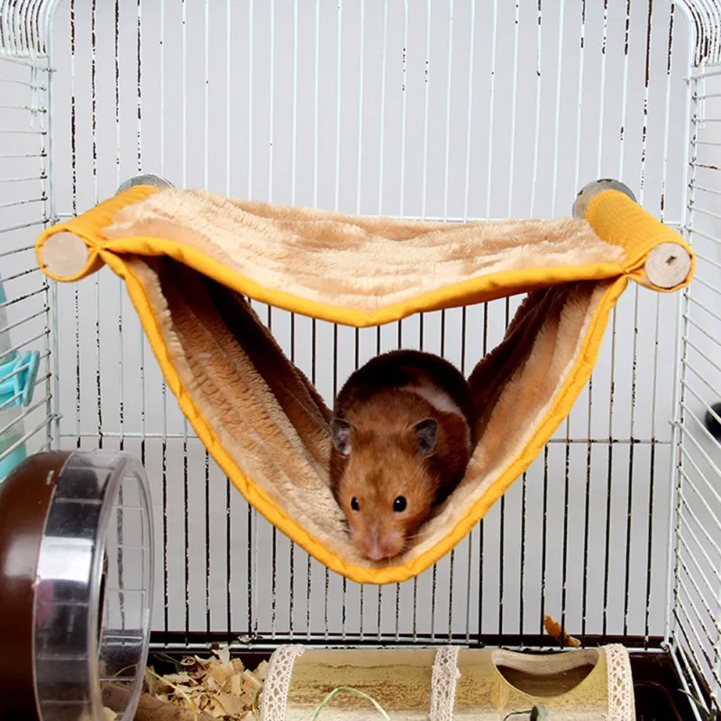 font b Pet b font Hamster Hanging Beds kitten Hamster Warm Solid Wood Multi layer