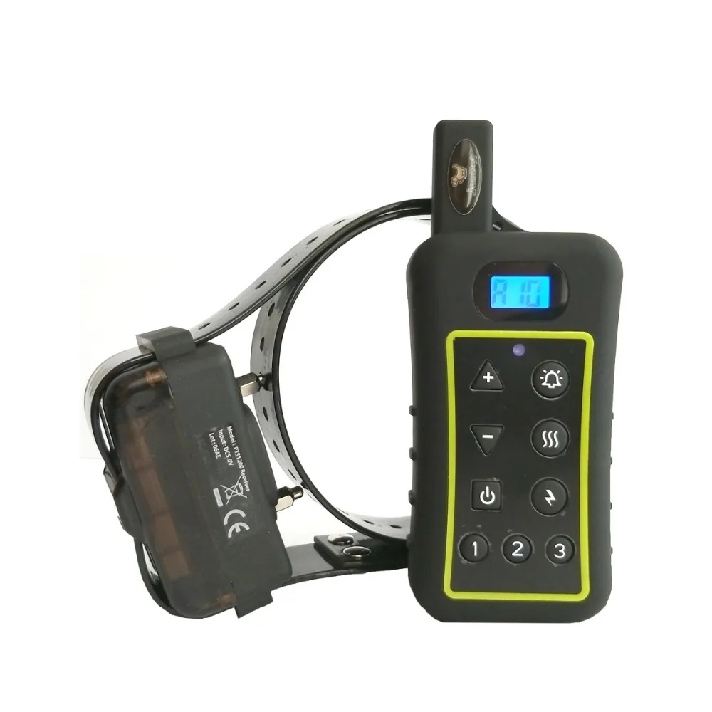 

Dog Bark Control Collar Remote Range 1200m Dog Trainig Collar with Static Shock/Vibration/Beep/Anti-LOST light function