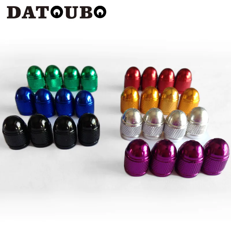 DATOUBO 1000pcs mix color aluminum car tire valve stem cap.motorcycle bike truck universal valve