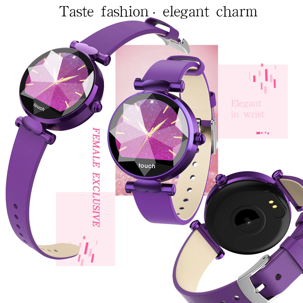 

New Fashion Women's Smart Health Bracelet Watch Sports WristBand Blood Oxygen Heart Rate Monitor Female Menstrual Cycle Care