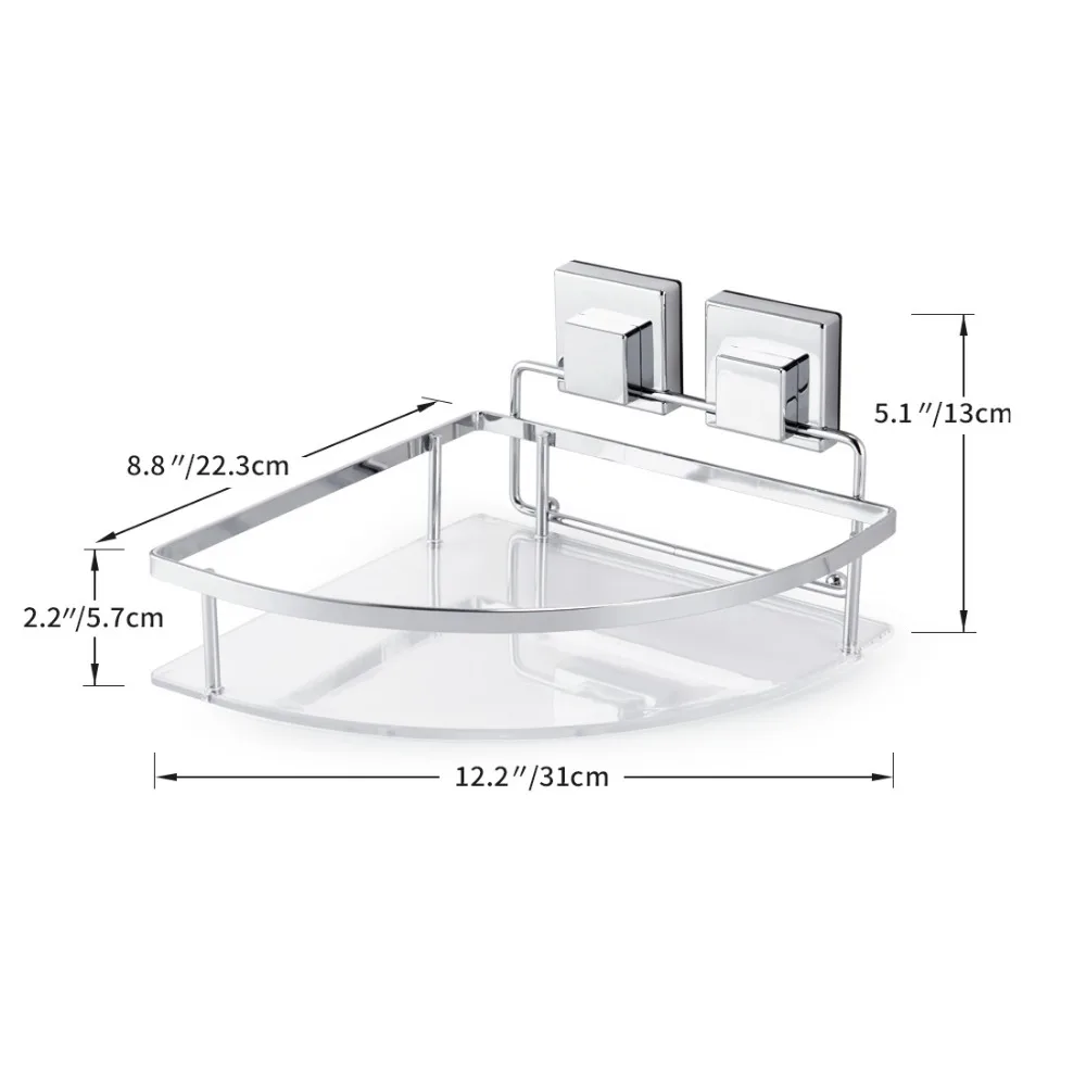 Ванная комната присоски угловая полка секторная стойка сильный Вакуумный хранения Шампунь Душ Косметический Держатель кухонные аксессуары