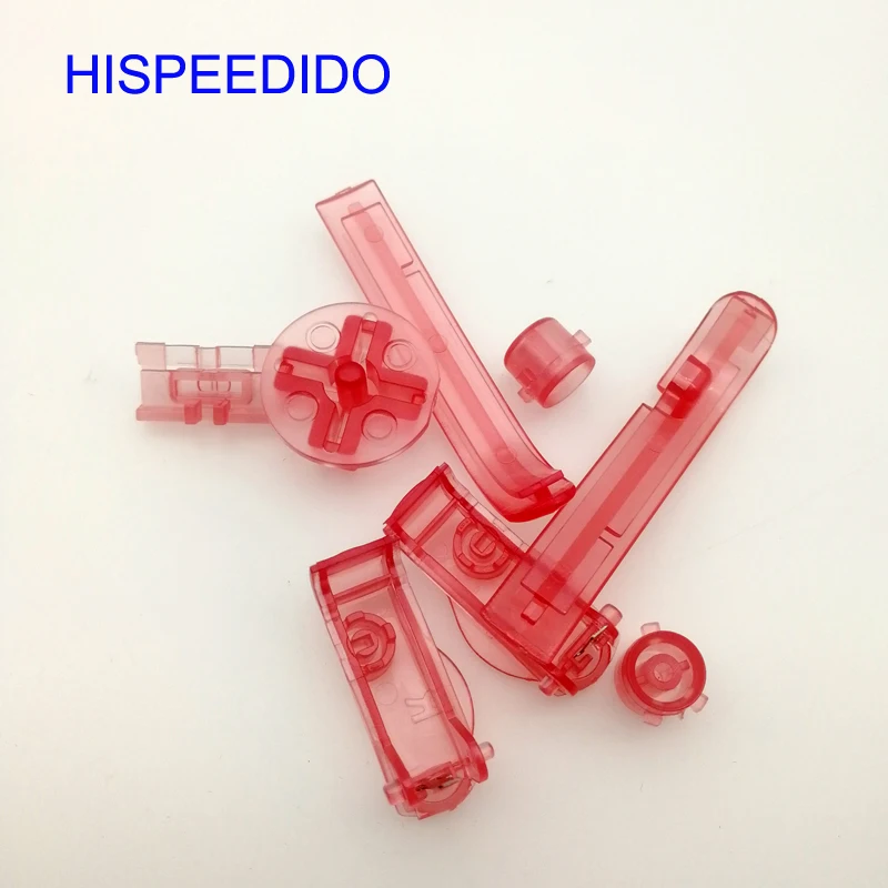 

HISPEEDIDO Hot Multi-Color Replacement Keypads L R A B Buttons For Gameboy Advance Frame For GBA D Pads Power ON OFF Button